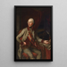 Portret Józefa II - Joseph Hickel — oprawiony obraz na ścianie
