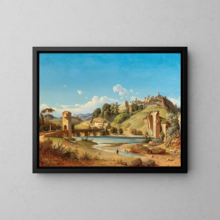 Joseph Magnus Stck - View of the town of Narni.webp