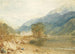Widok z zamku Saint-Michel Bonneville Savoie z brzegów rzeki Arve - Joseph Mallord William Turner — widok dzieła