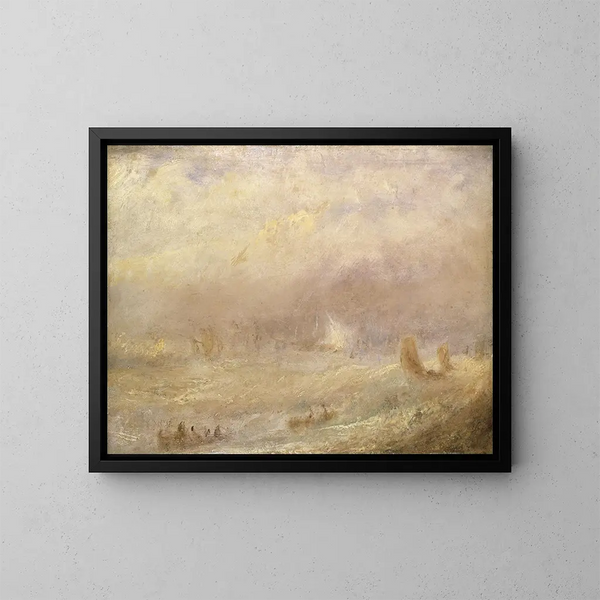 Widok na Deal - Joseph Mallord William Turner — oprawiony obraz na ścianie