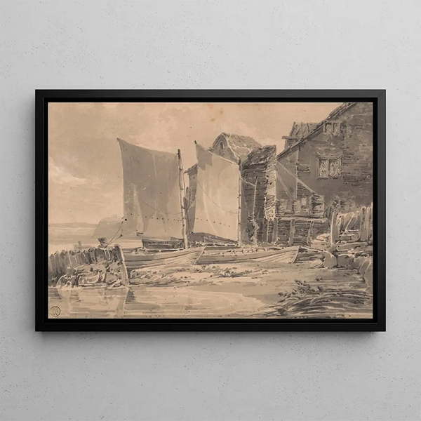 Joseph Mallord William Turner - Fishermans Cottage Dover.webp