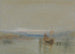 Spokojne łodzie rybackie na otwartym morzu u wybrzeży Le Havre - Joseph Mallord William Turner — widok dzieła