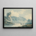 Rocher d'Ilam, Dovedale, Derbyshire - Joseph Mallord William Turner — oprawiony obraz na ścianie