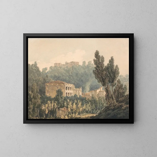 W Dolinie Podobnej do Vietri - Joseph Mallord William Turner — oprawiony obraz na ścianie