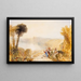 Lac Albano, Włochy - Joseph Mallord William Turner — oprawiony obraz na ścianie