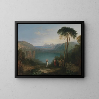 Joseph Mallord William Turner - Lake Avernus Aeneas and the Cumaean Sybil.webp