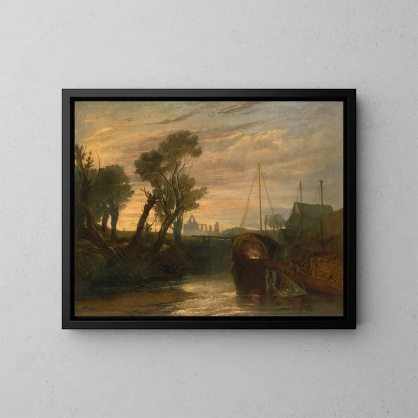 Opactwo Newark - Joseph Mallord William Turner — oprawiony obraz na ścianie