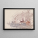 Le Carnet de croquis de la Manche 37 - Joseph Mallord William Turner — oprawiony obraz na ścianie