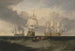 La Victoire revenant de Trafalgar en trois positions - Joseph Mallord William Turner — widok dzieła
