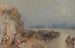 Zachód słońca w Tours patrząc w tył - Joseph Mallord William Turner — widok dzieła