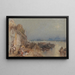 Zachód słońca w Tours patrząc w tył - Joseph Mallord William Turner — oprawiony obraz na ścianie