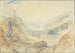 Widok w wąwozie Saint-Gothard, Szwajcaria - Joseph Mallord William Turner — widok dzieła
