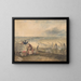 Widok Londynu z Greenwich - Joseph Mallord William Turner — oprawiony obraz na ścianie