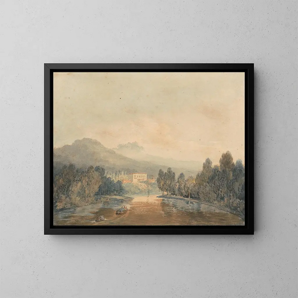 Villa Salviati sur l'Arno - Joseph Mallord William Turner — oprawiony obraz na ścianie