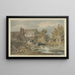 Młyn wodny przy strumieniu - Joseph Mallord William Turner — oprawiony obraz na ścianie