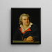 Portret D. F. Desrues - Joseph Marie Vien le Jeune — oprawiony obraz na ścianie