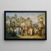 L'entrée triomphale du duc Léopold le Glorieux à Vienne après la croisade de 1219 - Joseph Mathias von Trenkwald — oprawiony obraz na ścianie