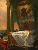 Titien leżący w stanie w pałacu Barbarigo - Joseph Nicolas Robert-Fleury — widok dzieła