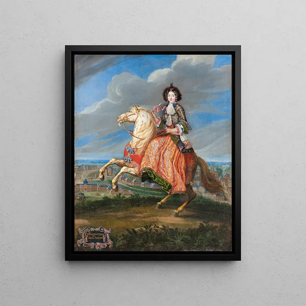 Madame la Comtesse de Saint Gran - Joseph Parrocel — oprawiony obraz na ścianie
