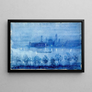 Joseph Pennell - Blue Night London.webp
