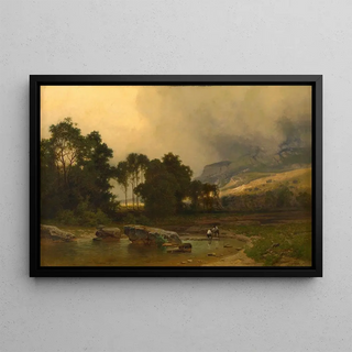 Joseph Quinaux - Landscape in Savoye.webp