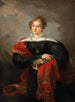 Portret szlachetnej damy z kwiatami i chustą z kaszmiru - Joseph Salomon — widok dzieła