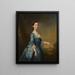 Portret pani Hannah Maria Edmunds z domu Offley - Joseph Samuel Webster — oprawiony obraz na ścianie