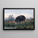 Le Cochon des Andaman - Joseph Wolf — oprawiony obraz na ścianie