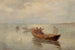 Wypływ rybaków - Joseph Wopfner — widok dzieła