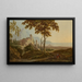 Widok na San Felice Circeo w pobliżu Gaeta - Joseph Wright de Derby — oprawiony obraz na ścianie