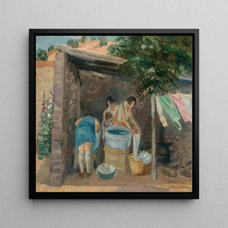 Jour de lessive à Santa Fe - John Sloan