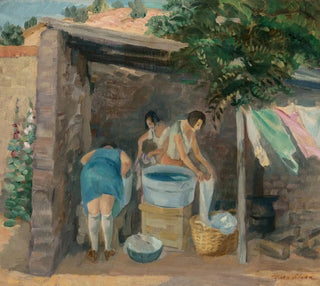Jour de lessive à Santa Fe - John Sloan