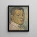 portret mężczyzny - József Árpád Murmann — oprawiony obraz na ścianie