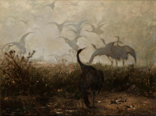 Żurawie - Józef Chełmoński — widok dzieła