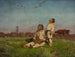 Żurawie - Józef Chełmoński — widok dzieła