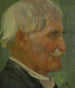 Głowa starszego mężczyzny - Jozef Hanula — widok dzieła