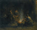 Przygotowanie posiłku - Jozef Israëls — widok dzieła