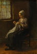 Młoda krawcowa - Jozef Israëls — widok dzieła