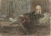 Autoportret z chorym stopą - Jozef Israëls — widok dzieła