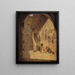 La Cour du Palazzo del Bargello à Florence - Jørgen Roed — oprawiony obraz na ścianie