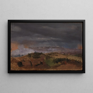 Jrgen Sonne - The Battle of Isted 25 July 1850 Study.webp