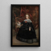 Marie-Thérèse 1638-1683 Infanta Hiszpanii - Juan Bautista Martínez del Mazo — oprawiony obraz na ścianie