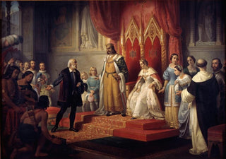 Juan Cordero - Cristopher Columbus at the Court of the Catholic Monarchs.webp