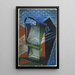 Abstrakcja - Juan Gris — oprawiony obraz na ścianie