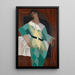 Arlequin - Juan Gris — oprawiony obraz na ścianie