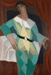 Arlequin - Juan Gris — widok dzieła