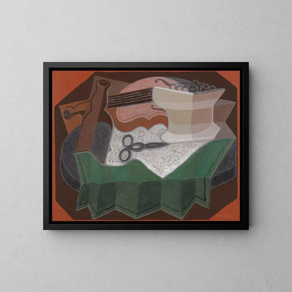 Les Ciseaux - Juan Gris — oprawiony obraz na ścianie