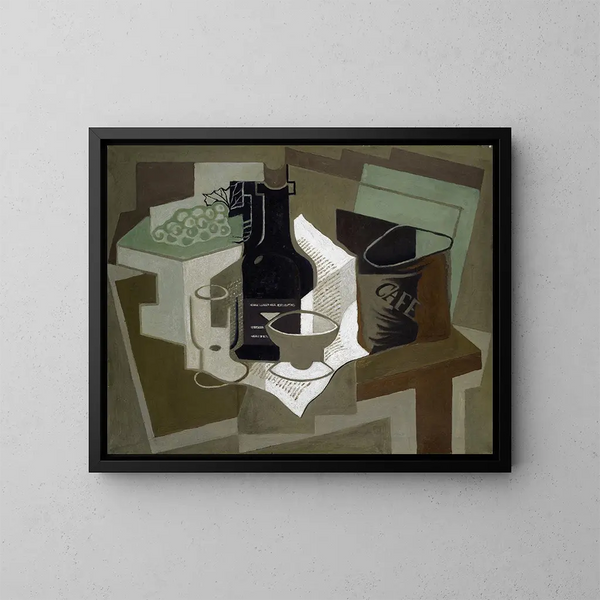 Le Sac de café - Juan Gris — oprawiony obraz na ścianie