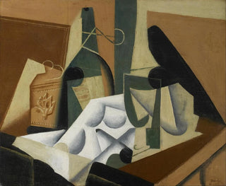 La nappe blanche - Juan Gris — widok dzieła