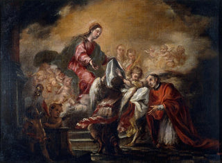 Juan de Valds Leal - Imposition of the Chasuble on Saint Ildephonsus.webp